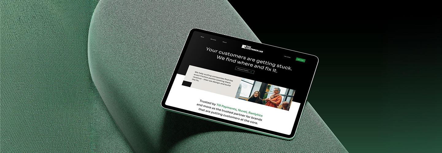 The customer lab — Brand case study by Maria Antony