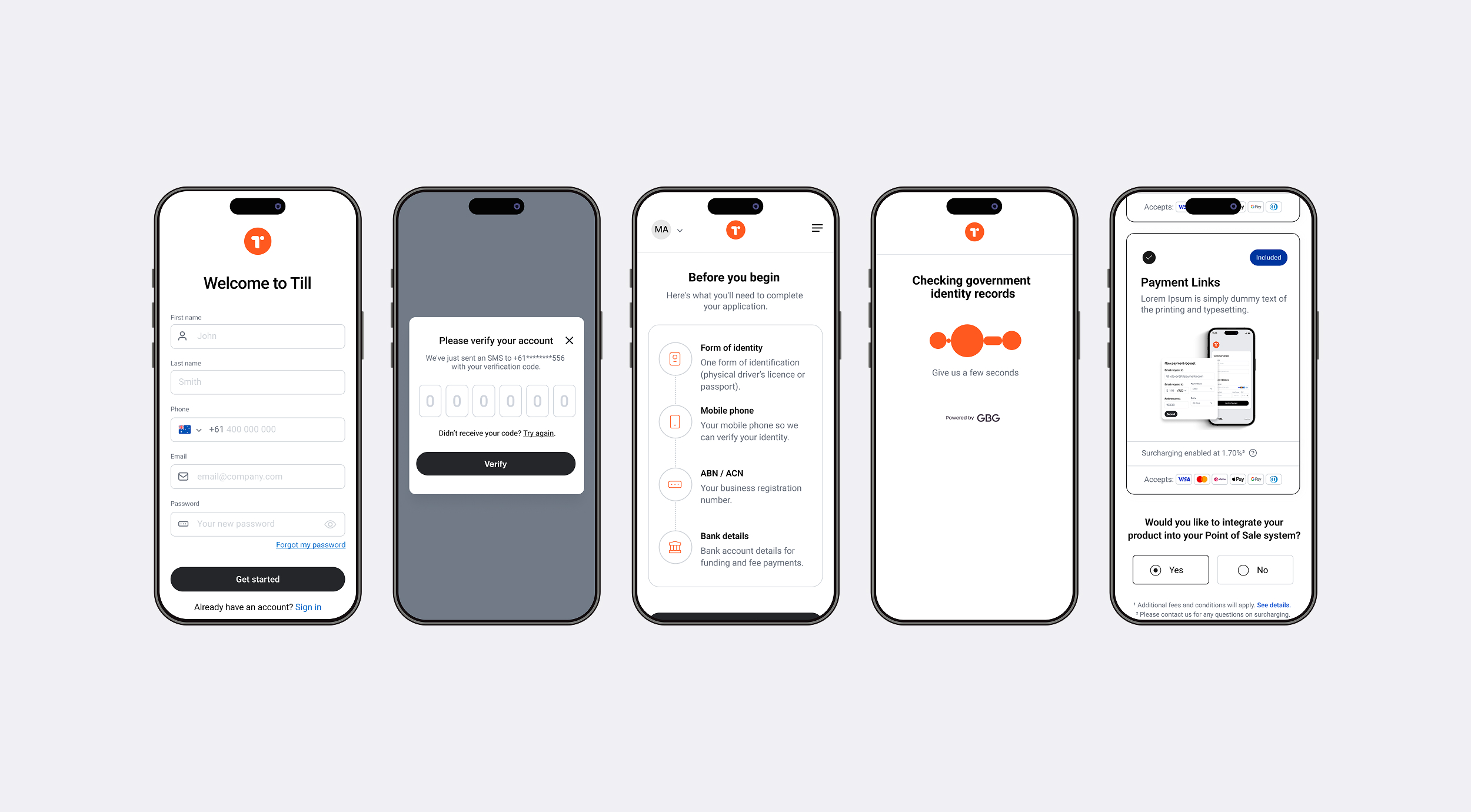 Till payments Brand by Maria Antony