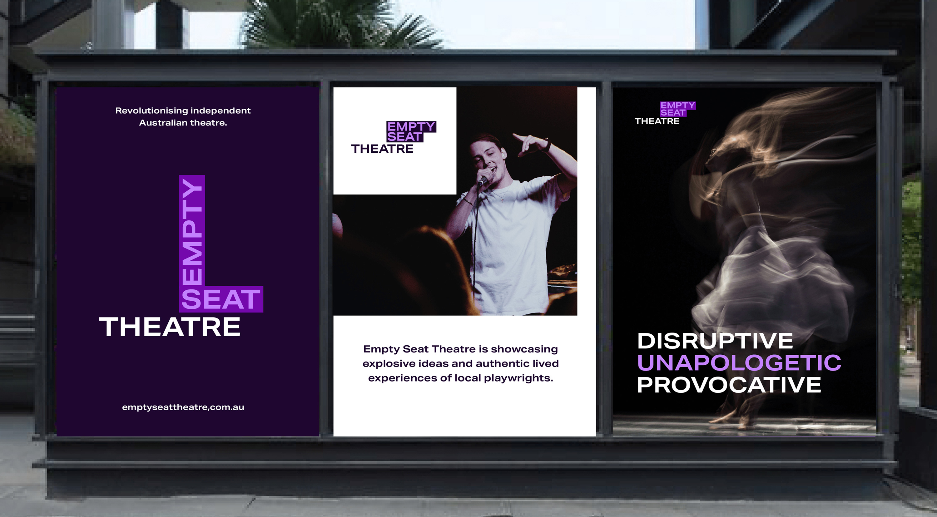 Empty seat theatre Brand by Maria Antony